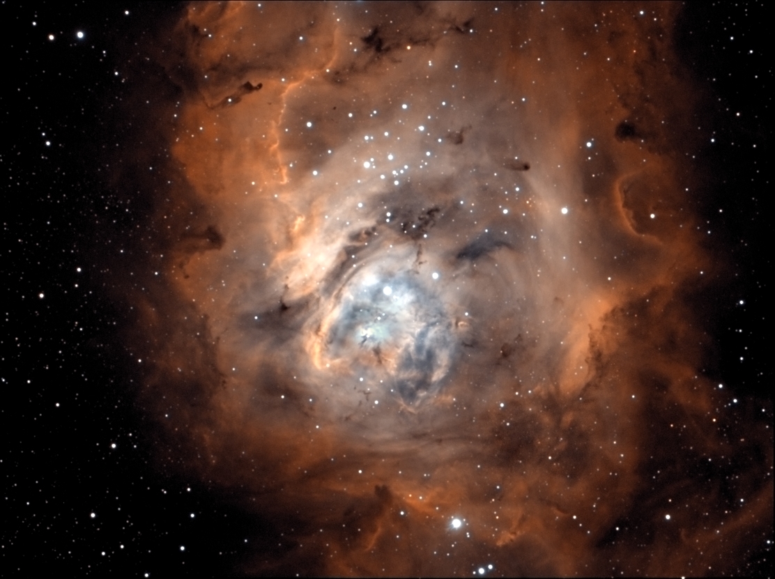 Astrotreff Astronomie Treffpunkt Lagunennebel M8 In Bicolor